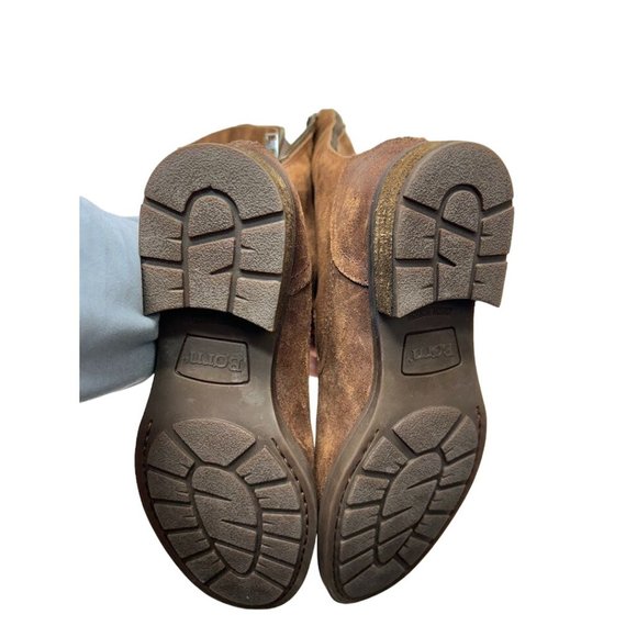 Born Borman Tall Boot With Animal Print Lining Back Zipper Size 6 - Picture 5 of 9